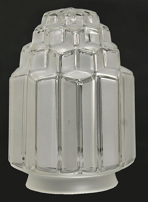 Wonderful Art Deco Streamline Design Shade 3 1/4" Fitter