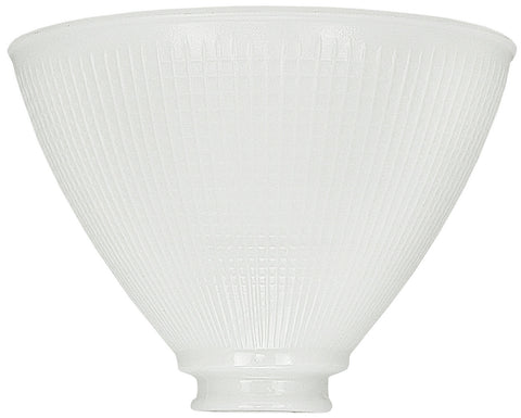 8 Inch I.E.S. Opal Glass Torchiere Floor Lamp Shade 2.25 Inch Fitter Size