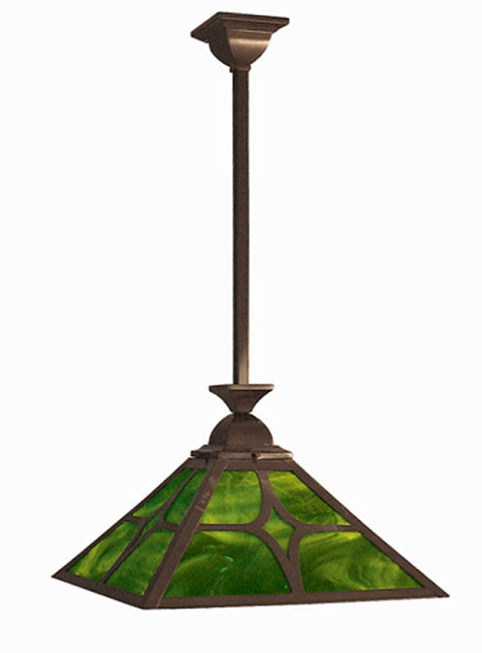 Mission Diamond Design Shade Pendant Ceiling Light