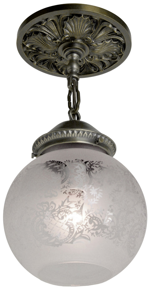4" Fitter Size Close Ceiling Pendant Light
