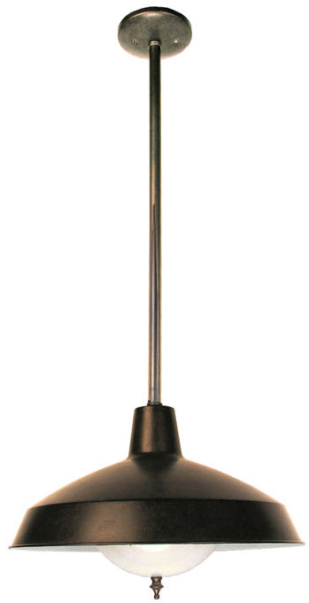 Antique Bronze Finish Barn Light or Commercial Shop Light