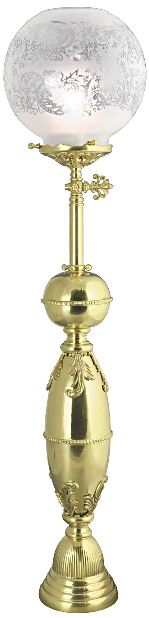 Victorian Monogas Newel Post Light (311-NLW-MG)