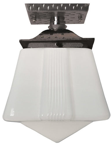 Craftsman Flush Mount Porch Light - Oil Rubbed Bronze Finish