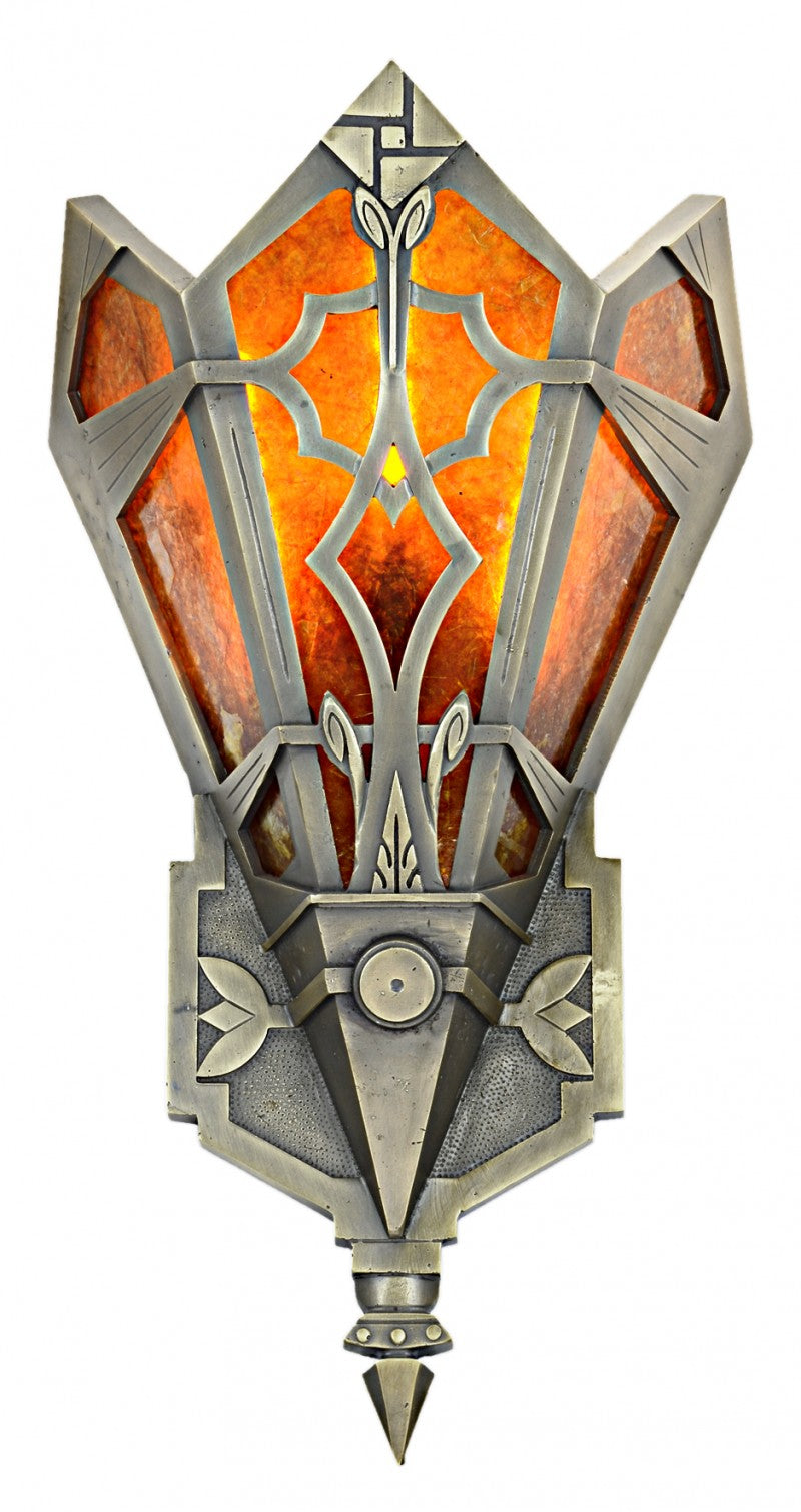 Large and Significant Art Deco Sconces in Solid Brass
