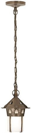 Arts & Crafts Stickley Copper Heart Hanging Light