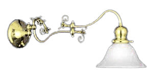 Victorian Double Swivel Wall Sconce C1900