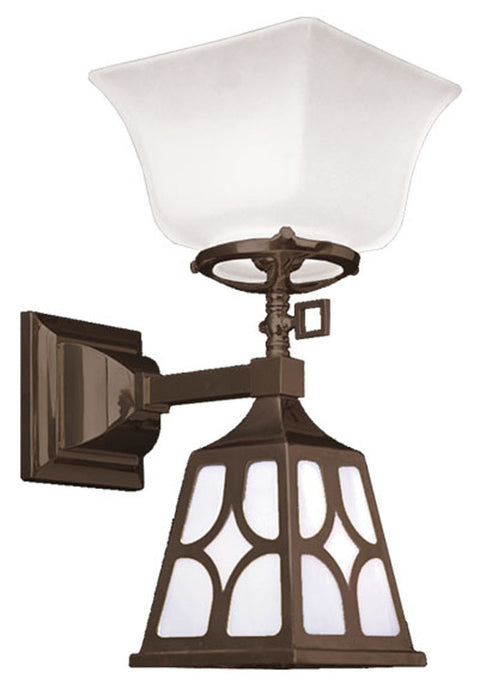 Transitional Mission Sconce Diamond Shade