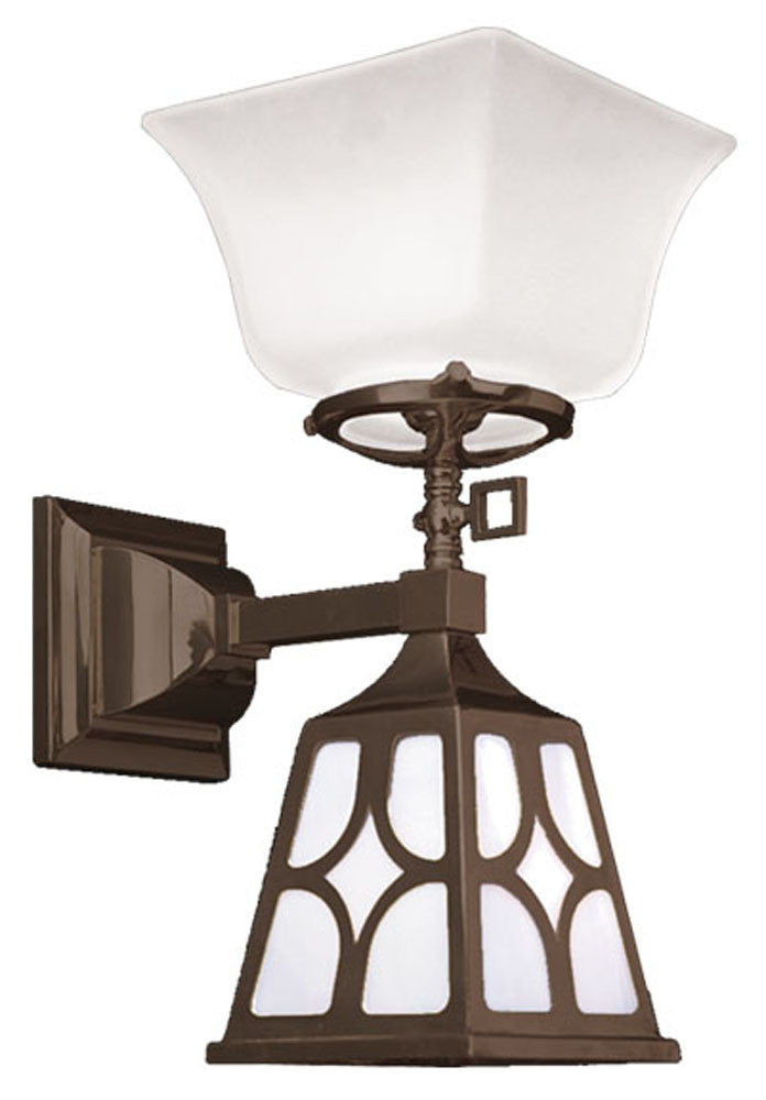 Transitional Mission Sconce Diamond Shade