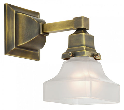 Mission Style Single Electric Wall Sconce -No Shade