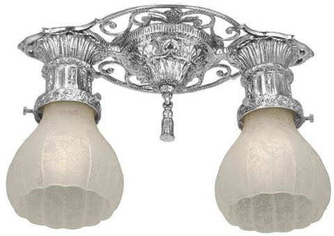 Victorian Fancy Close Ceiling 2 Light (562-CCL-NP)