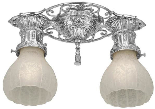 Victorian Fancy Close Ceiling 2 Light (562-CCL-NP)