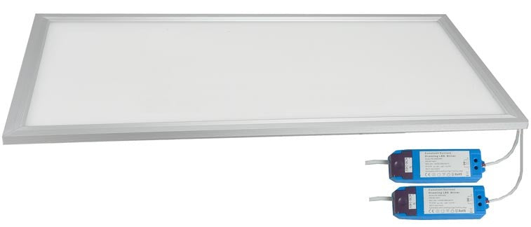LED Flat Panel - Diffused and Dimmable Light, 2' x 4' 72watts