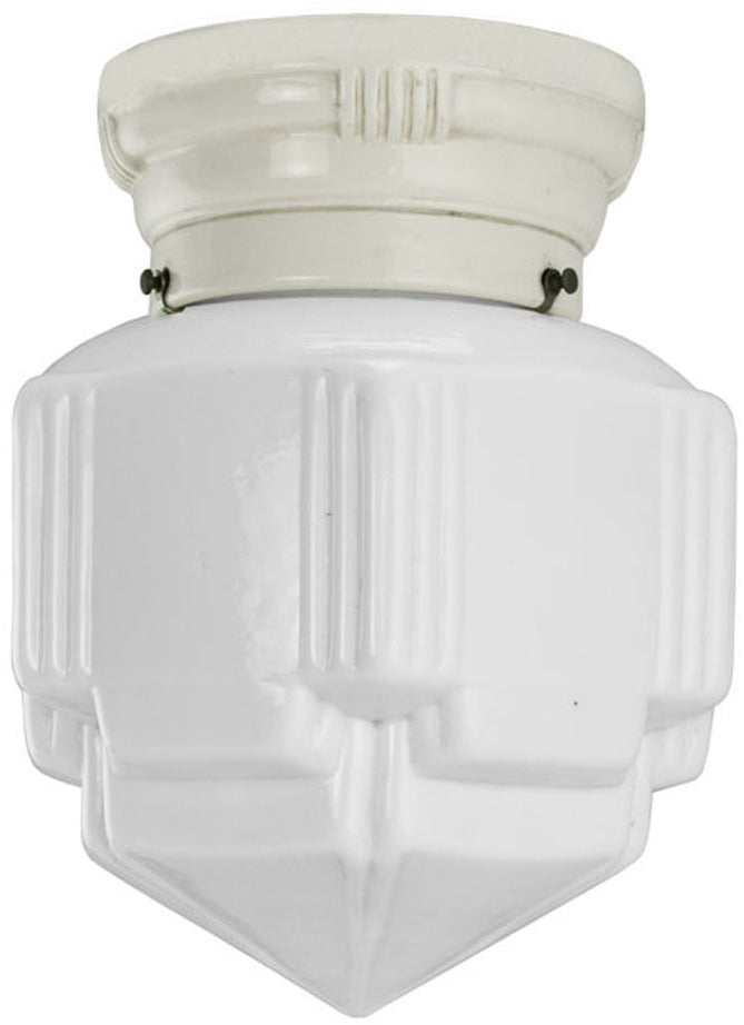 Streamline Porcelain Flush Mount Close Ceiling Light