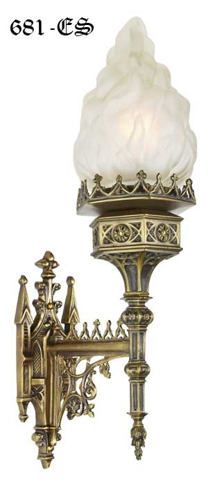 Large Gothic Wall Sconce