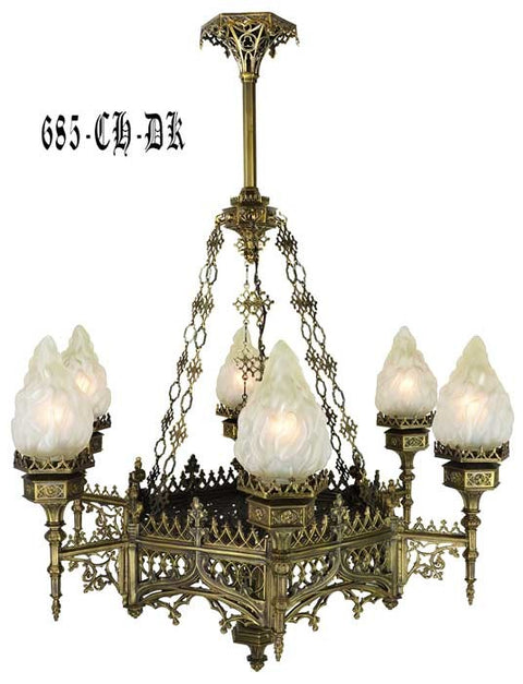 Large Gothic Chandelier