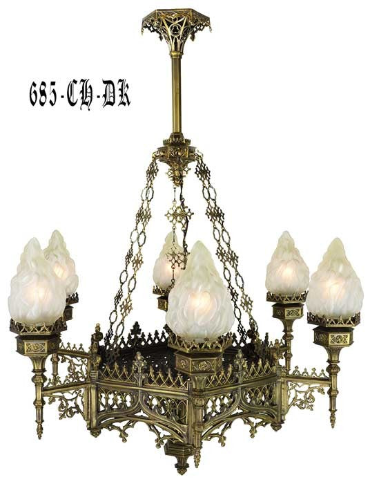 Large Gothic Chandelier