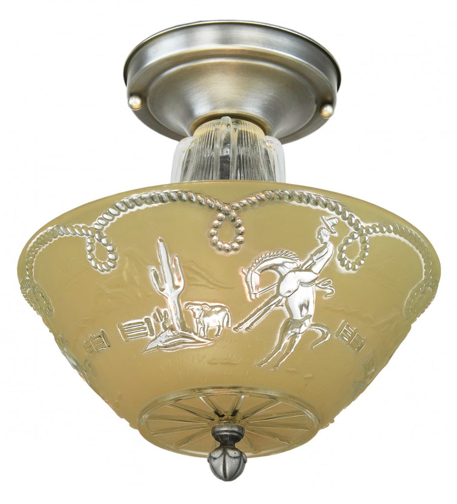 Unique Western Theme Close Ceiling Bowls