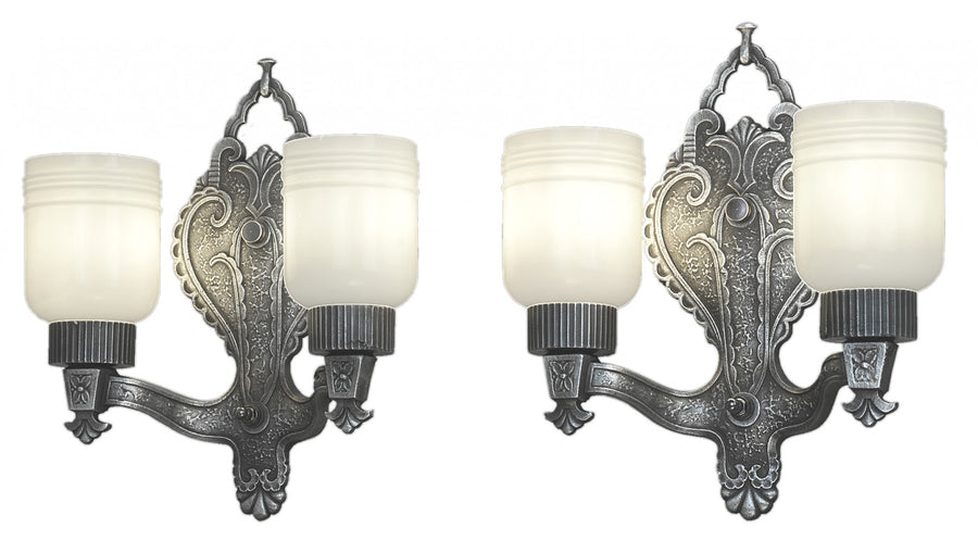 Edwardian/Art Deco Pair of LOVELY Sconces