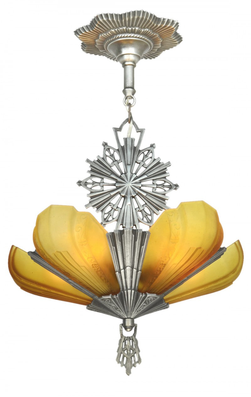 Virden 5 Light Chandelier from the Rayburn Series by Virden