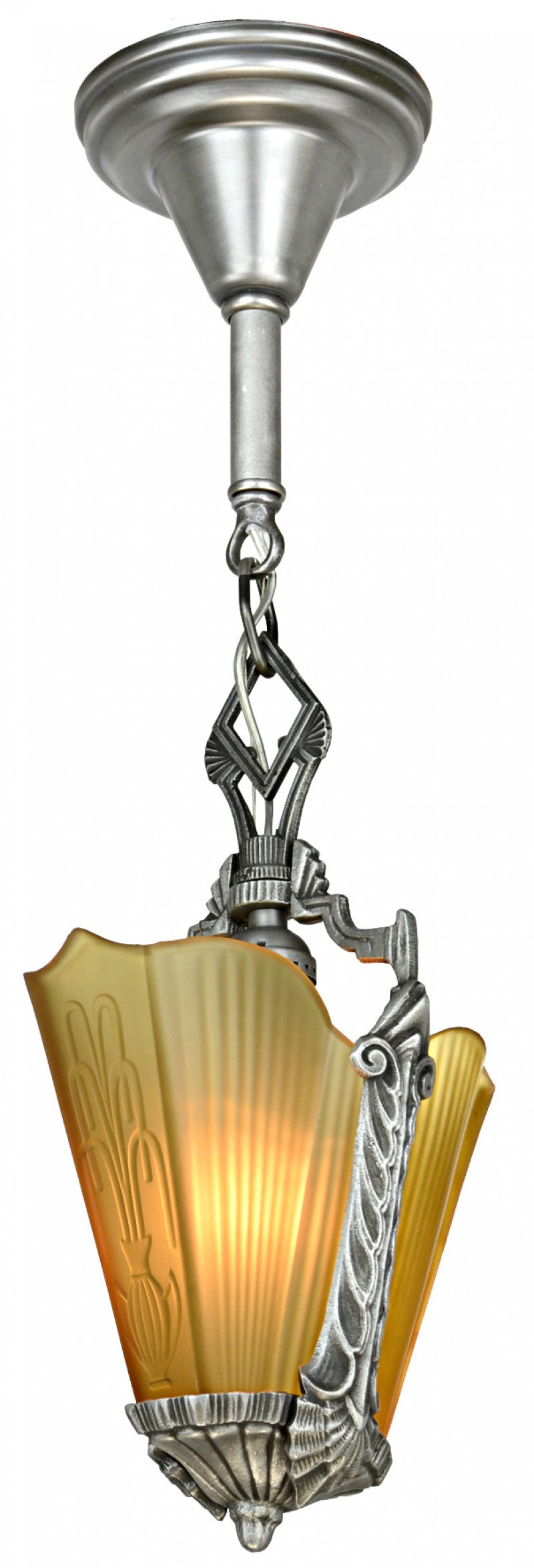 Antique Original Lincoln 2-Shade Pendant