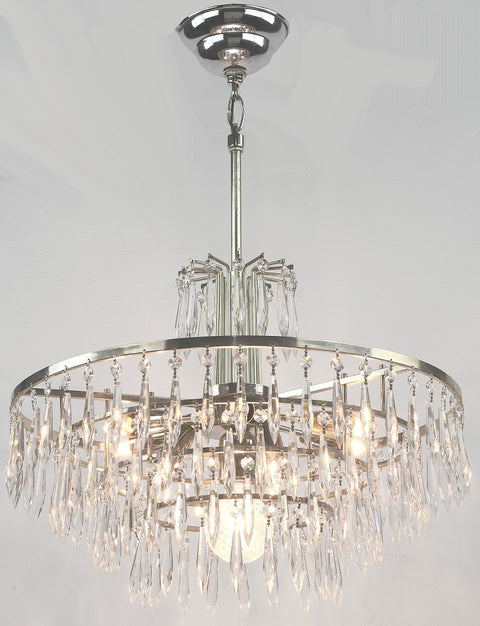 Antique Finished Wedding Cake-Style Crystal Chandelier
