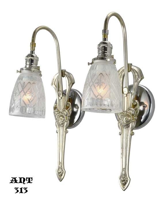 Edwardian French Art Nouveau Sconces