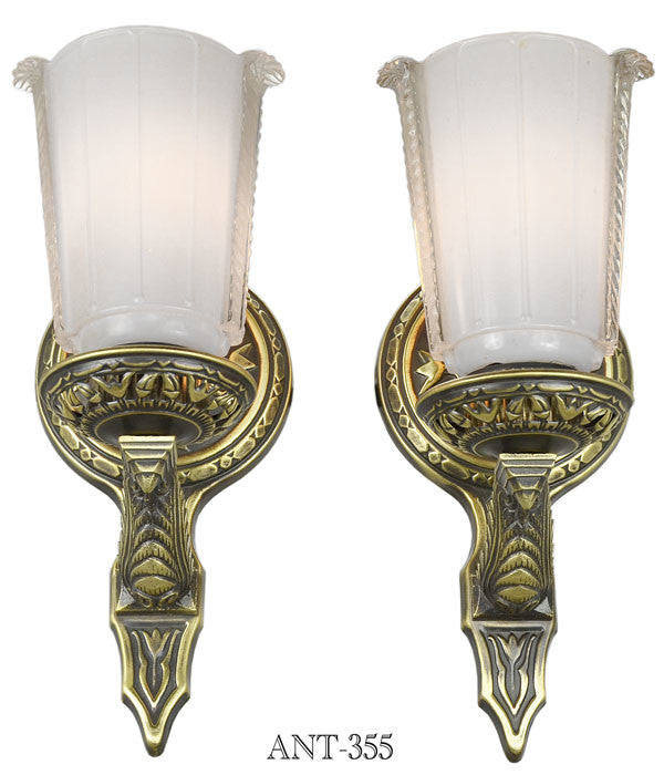Lovely Pair of Circa 1920 Wall Sconces