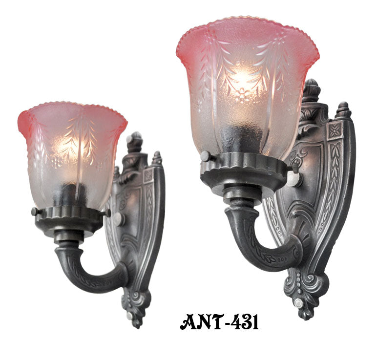 Lovely pair of Circa 1920 Wall Sconces