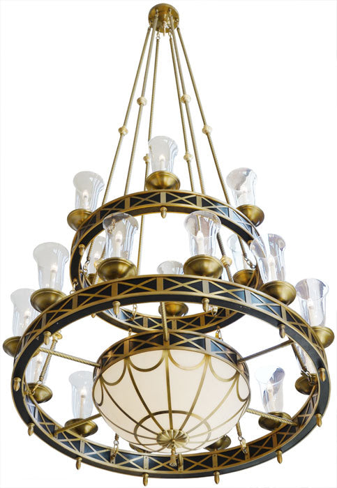 Marvelous Giant Chandeliers from the Petroleum Club, Houston, Texas