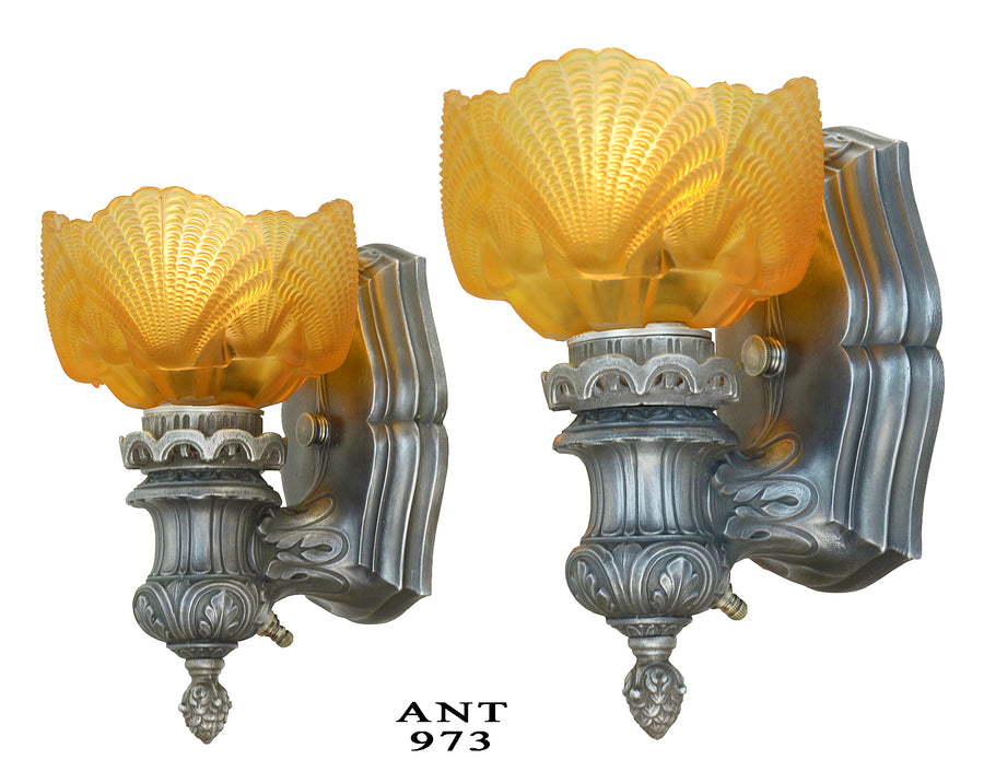 Twenties Era Wall Sconces..a Pair