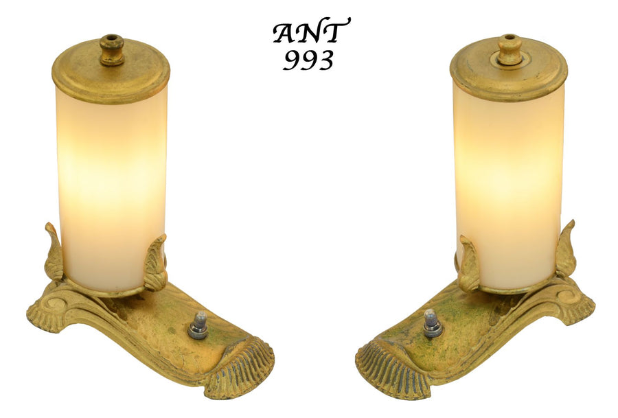 Unusual Edwardian Style Small Accent Table Lights
