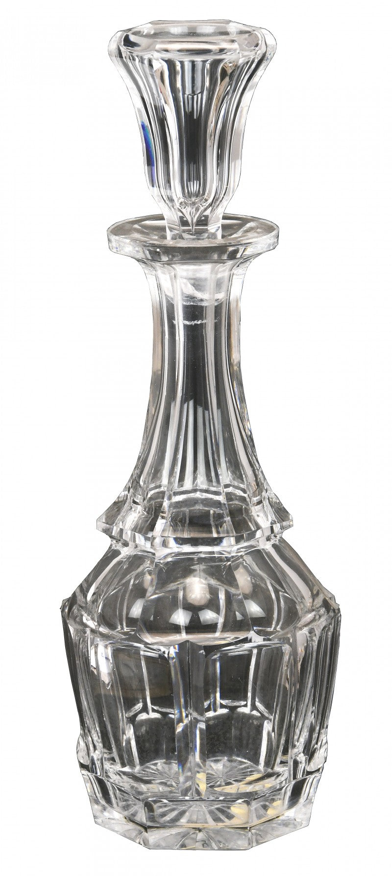 Antique Cut Lead Crystal Decanter