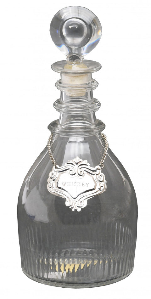 Antique Cut Lead Crystal Decanter