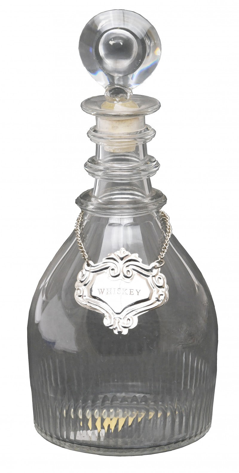Antique Cut Lead Crystal Decanter