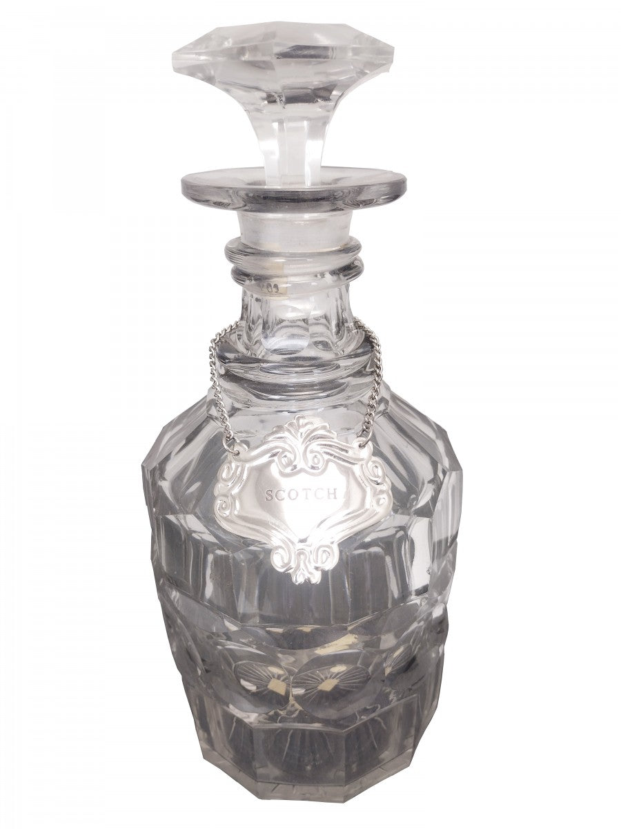 Antique Hand Cut Lead Crystal Decanter