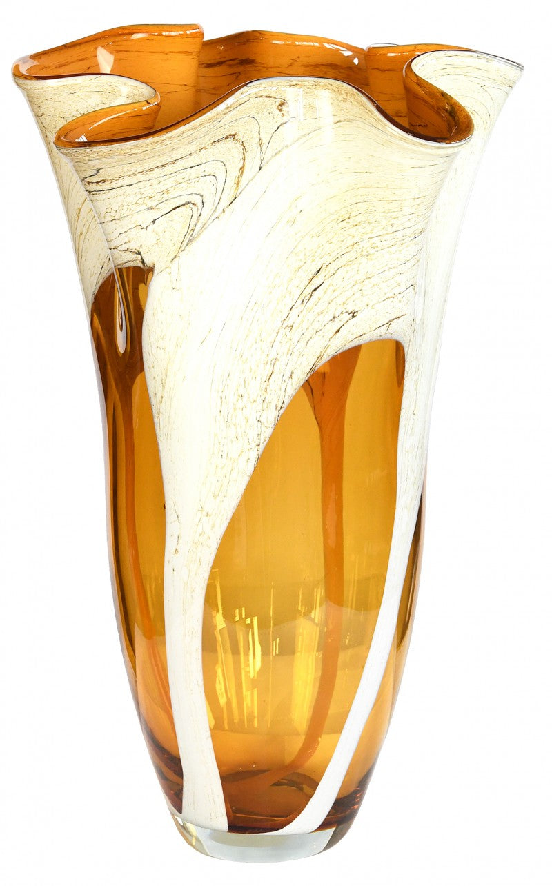 Fine Art Glass "Amore" Vase by Jozefina