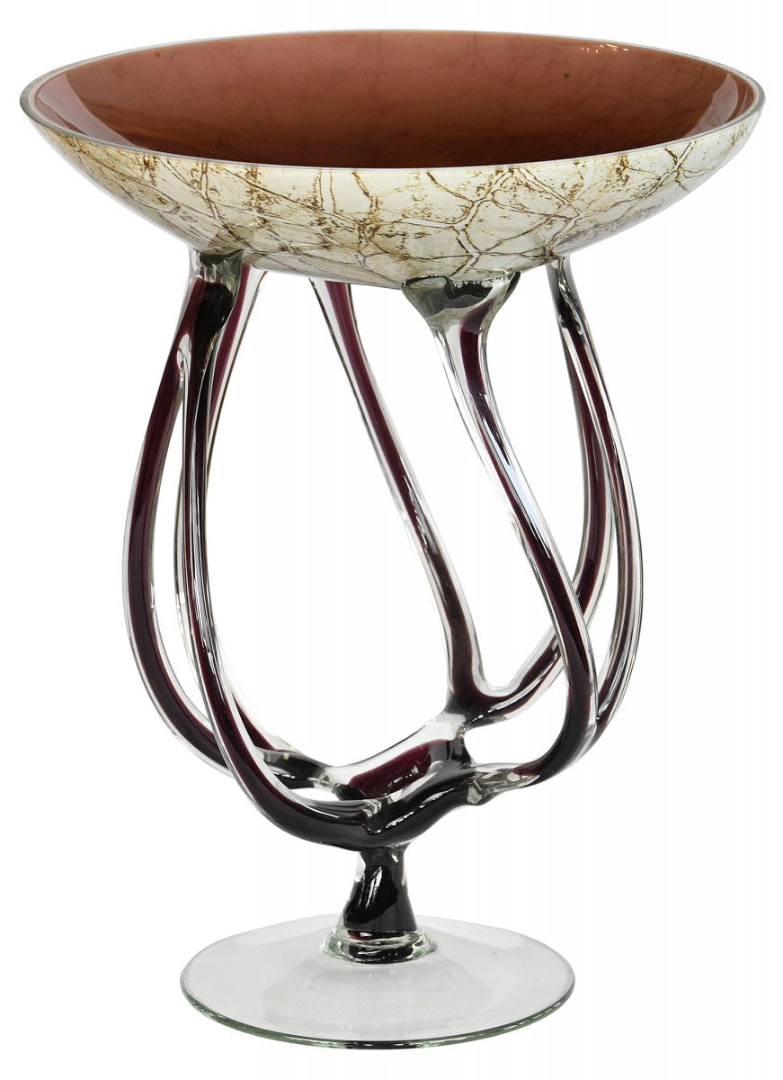 Fine Art Glass "Spider" Bowl by Jozefina