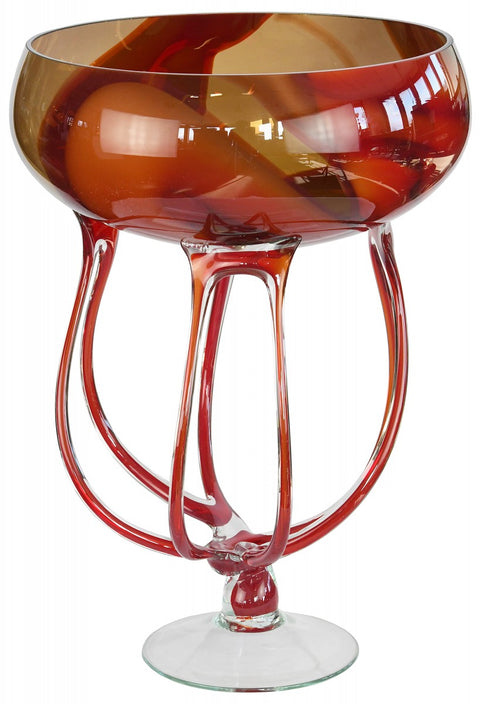 Fine Art Glass "Reef" Bowl by Jozefina