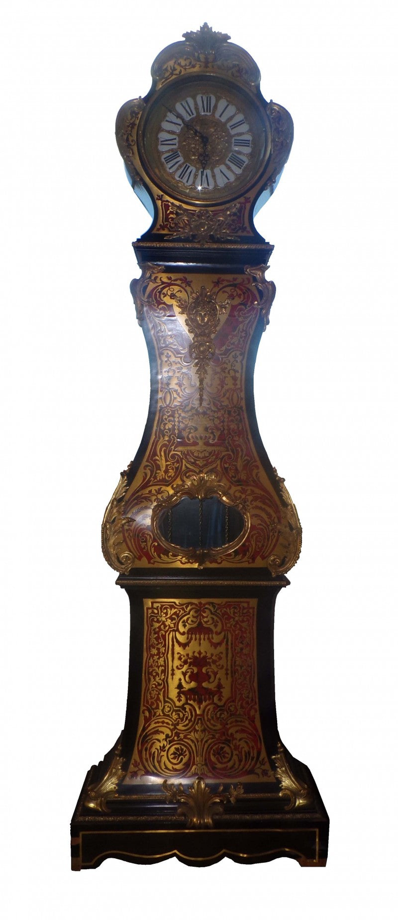 Vintage French Boulle Grandfather Clock