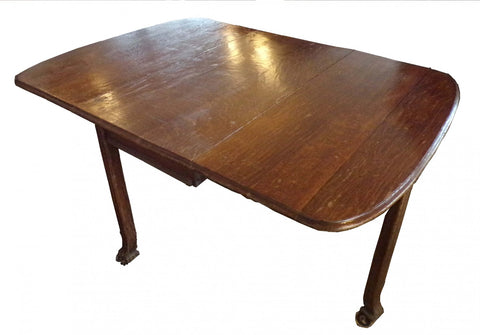 Antique Wooden Drop Leaf Table