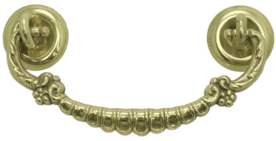 Recreated Cast Scalloped Bail Pull 3"cc