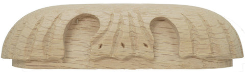 Oak Carved 5" Desk Handle