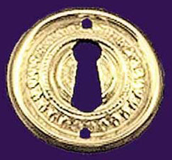 Basket Pattern Keyhole 1 1/2" Round