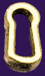 Cast Insert Keyhole 7/8" Height
