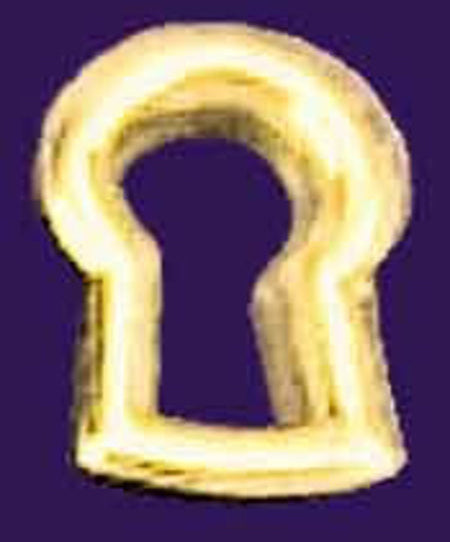 Thin Stamped Keyhole Insert