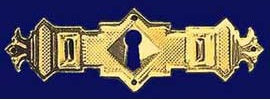 Eastlake Horizontal Keyhole Escutcheon