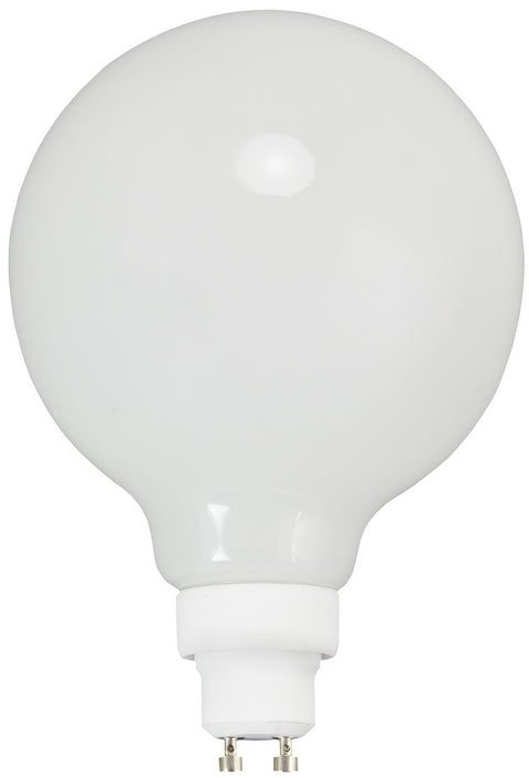 LED Bulb G30 Opal Glass Globe GU10 Base 8 Watt 2700K - Dimmable