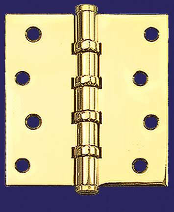 4" x 4" Hinge with Flat Finials