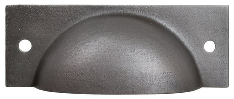 Hardware Rustic Steel Bin Pull Or File Cabinet Handle 2 3/4" Boring