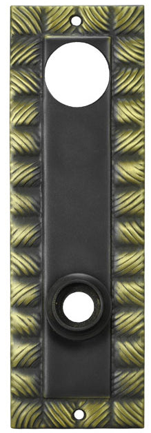 Vintage Recreated Art Deco Entry Door Plate